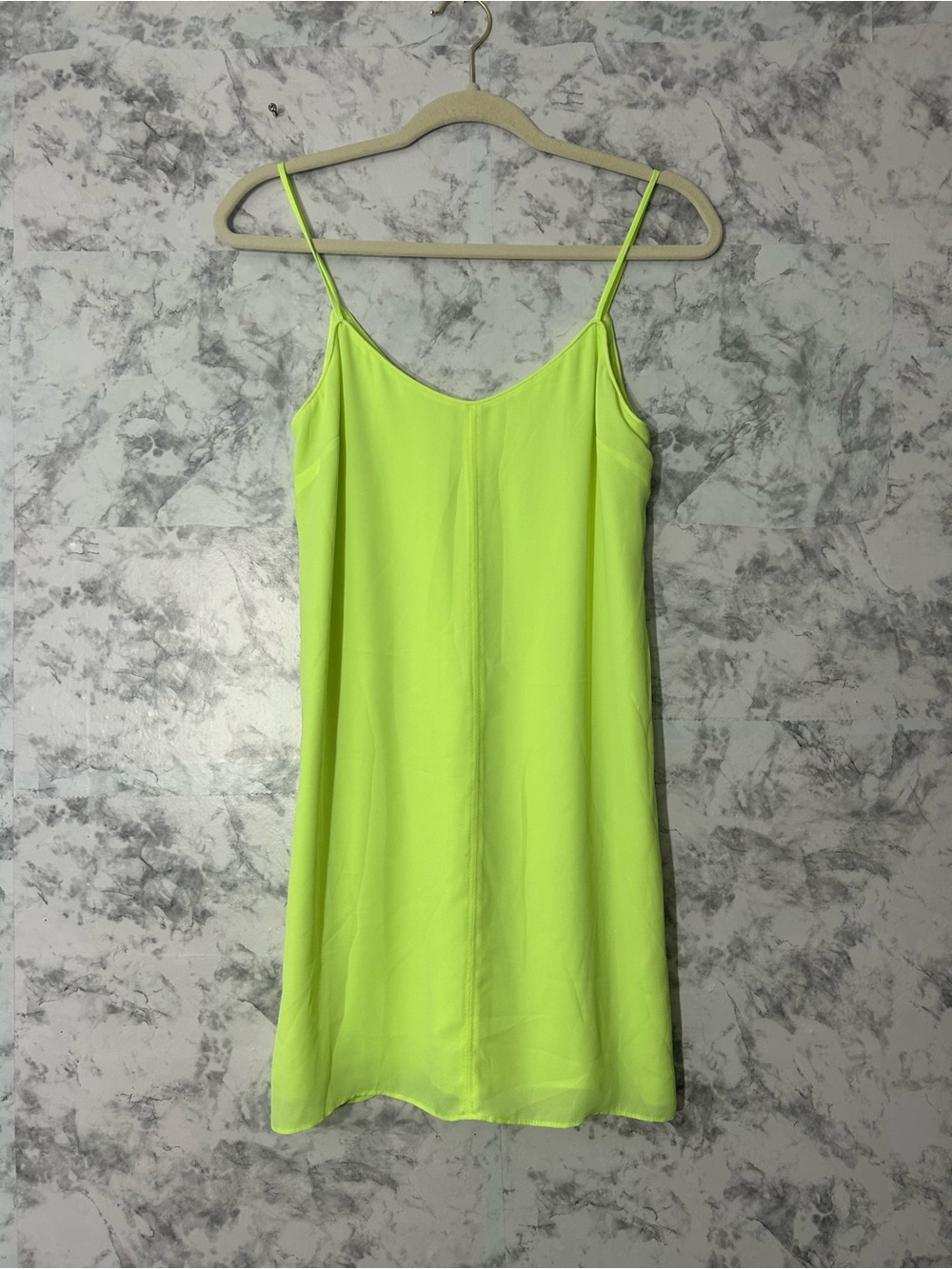 ASOS Petite Neon Lime Slip Dress Sz 2
59